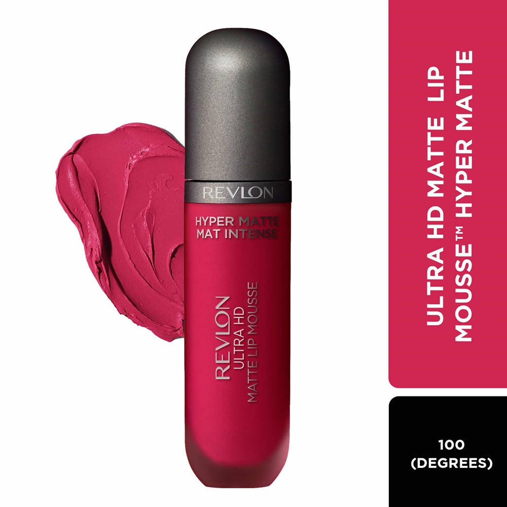 Hyper Matte Mat Intense Ultra Hd Matte Lip Mousse - 100 Degrees
