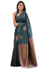 Vamika Rama Banarasi Jacquard Weaving Saree - Distacart