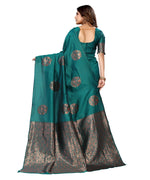 Thumbnail for Vamika Rama Banarasi Jacquard Weaving Saree - Distacart