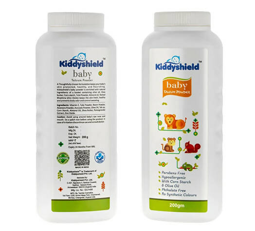 Kiddyshield Baby Talcum Powder (0-12 Years) - Distacart