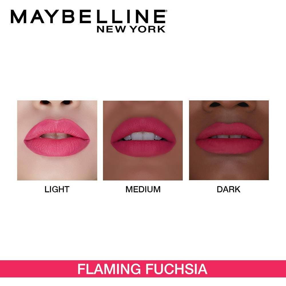 Lipstick York Price Distacart 630 Matte / Sensational at Best New Flaming Online | Maybelline Fuchsia Color Buy Creamy