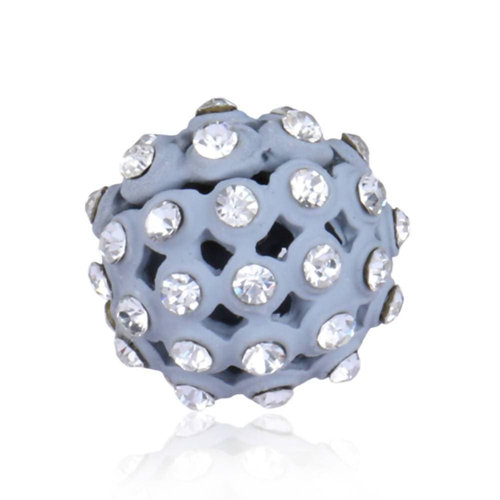 Trendoo Jewelry Gold Plated Stylish Fancy Grey Studs