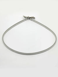 Thumbnail for NVR Women Circular Silver Plated Stretchable Metal Belt - Distacart