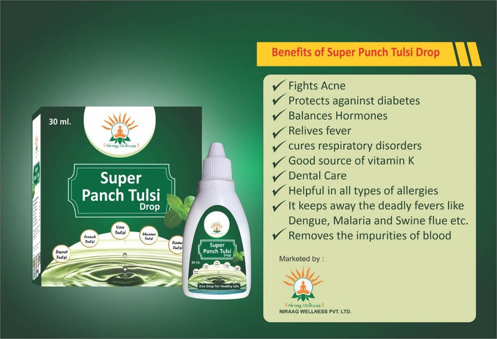 Niraag Wellness Super Panch Tulsi Drops