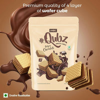 Thumbnail for Unibic Qubz Wafer Biscuits Chocolate Flavour - Distacart