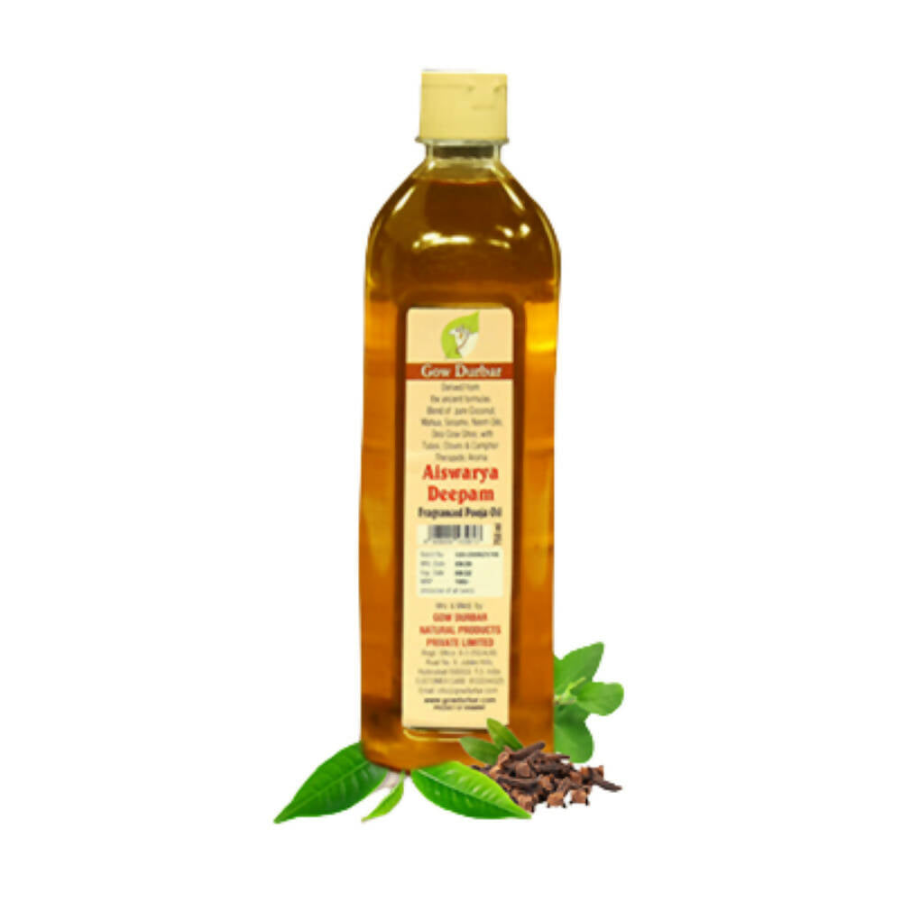 GowDurbar Aishwarya Deepam -Therapeutic Pooja Oil - Distacart