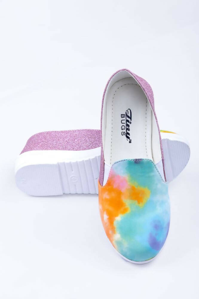 Tiny Bugs Multi Color Girls Prited Flat Causal Wear Ballerinas - Distacart