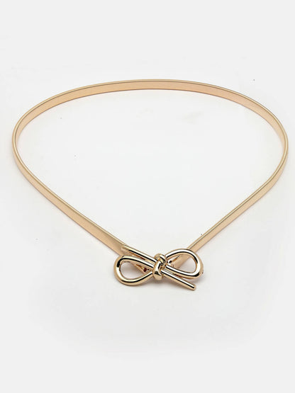 NVR Women Circular Gold Plated Stretchable Metal Belt - Distacart