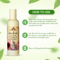 Thumbnail for Moha 5 in 1 Hair Oil usage