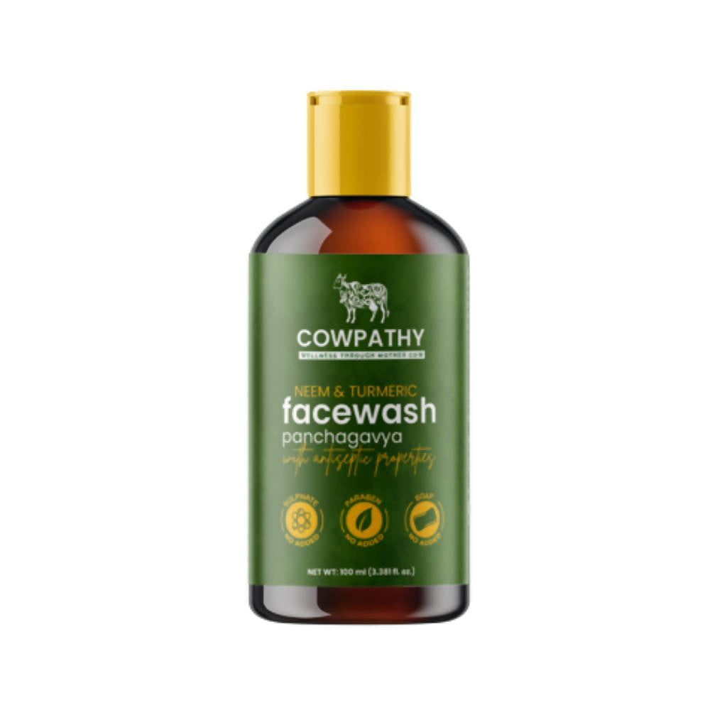 Cowpathy Neem & Turmeric Panchagavya Face Wash (50 Gm) - Distacart