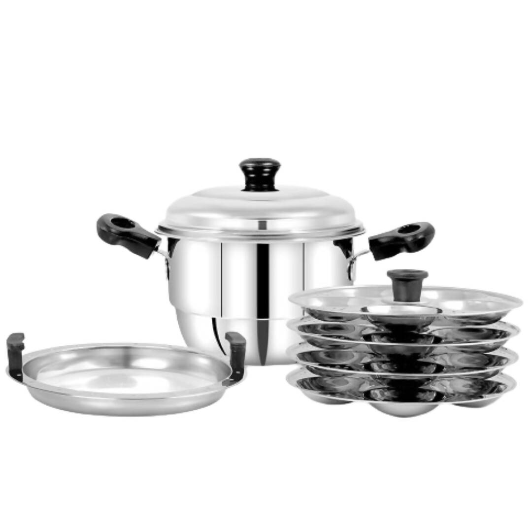 Pigeon Stainless Steel Hot 20 Idly Pot/Idly Maker with Steamer - Distacart