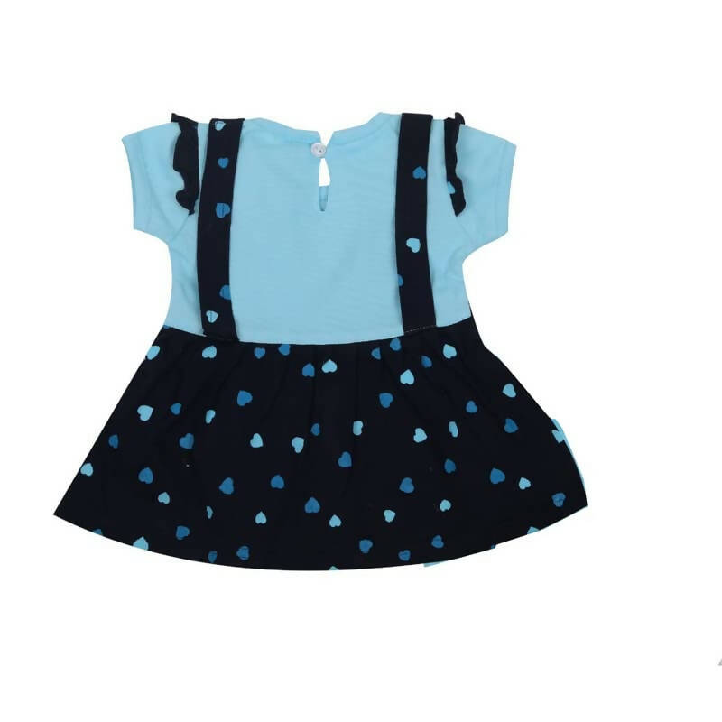 NammaBaby Baby Girl's A-Line Mini Frock Dress - Blue 117 - Distacart