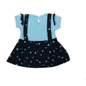 NammaBaby Baby Girl's A-Line Mini Frock Dress - Blue 117 - Distacart