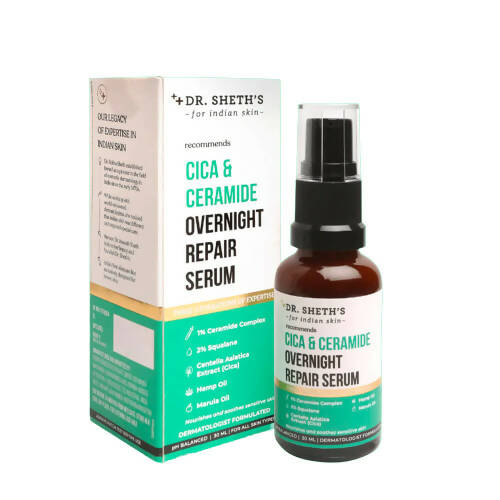 Dr. Sheth's Cica & Ceramide Overnight Repair Serum - Distacart