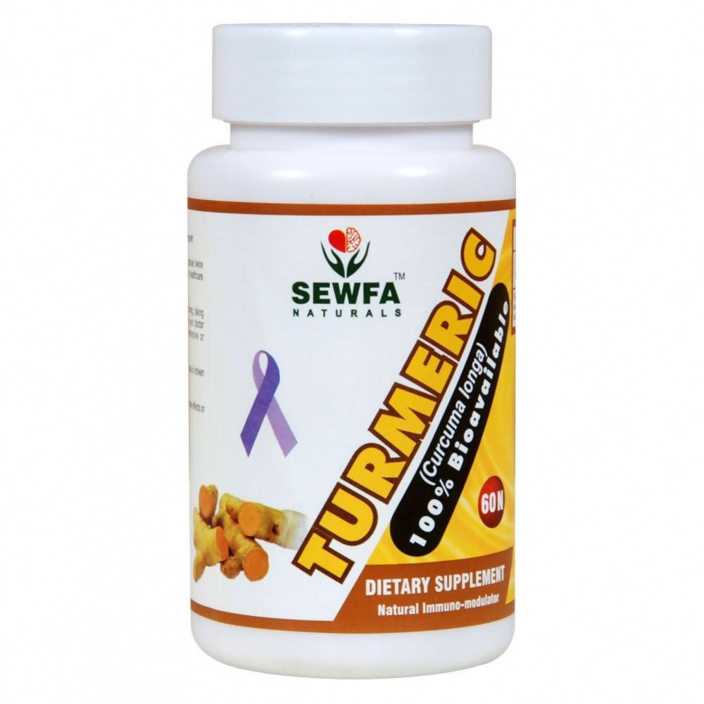 Sewfa Naturals Turmeric Capsules - Distacart