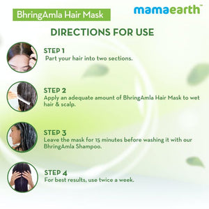 Mamaearth Bhringamla Hair Mask For Intense Hair Treatment