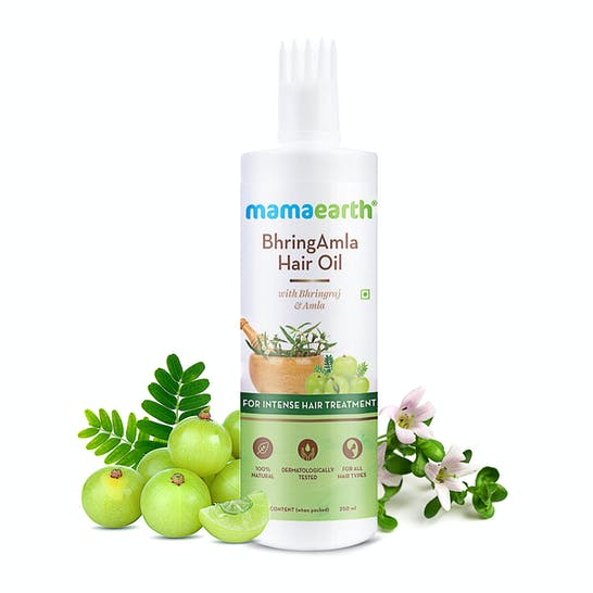 Mamaearth Bhringamla Hair Oil For Intense Hair Treatment