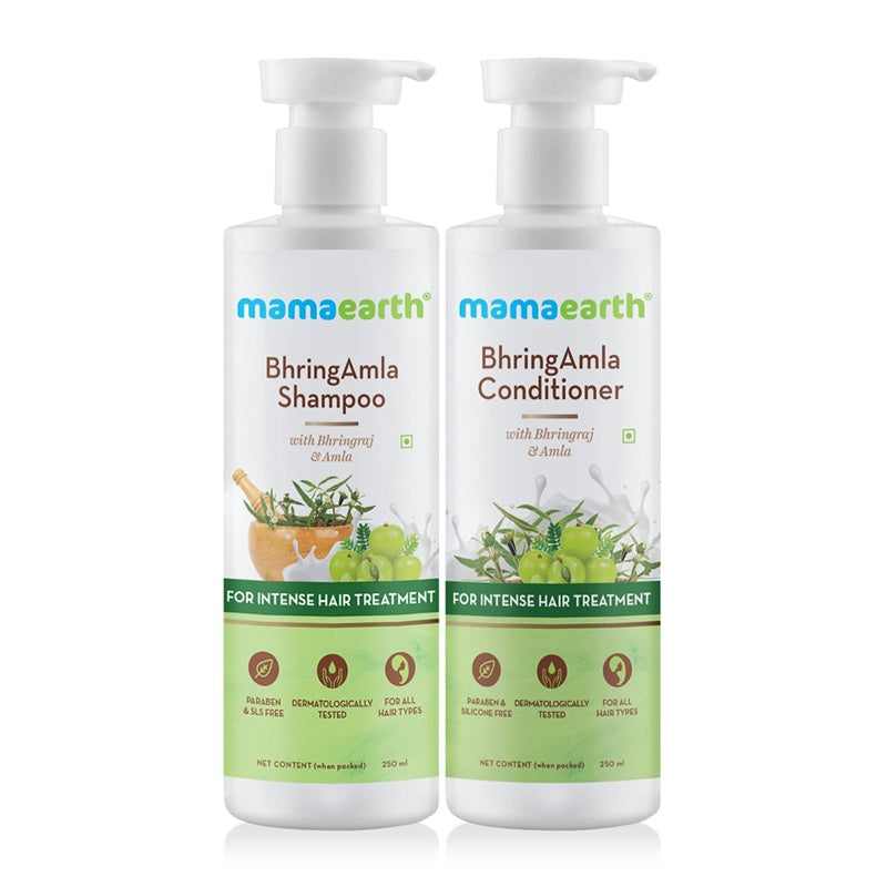 Mamaearth Bhringamla Shampoo & Conditioner Combo