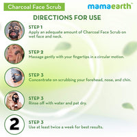 Thumbnail for Mamaearth Charcoal Face Scrub For Deep Exfoliation How to use