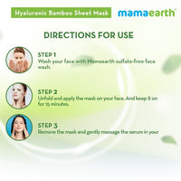 Thumbnail for Mamaearth Hyaluronic Bamboo Sheet Mask