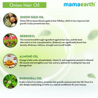 Thumbnail for Mamaearth Onion Hair Oil With Onion Oil & Redensyl For Hair Fall Control