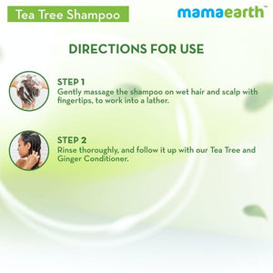 Mamaearth Tea Tree Anti Dandruff Shampoo For Dandruff Free Hair