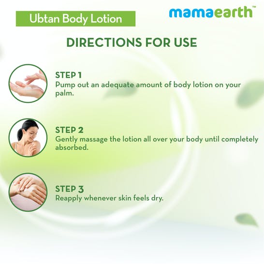Mamaearth Ubtan Body Lotion For Glowing Skin