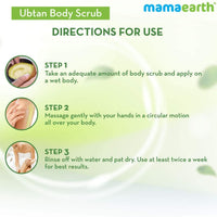 Thumbnail for Mamaearth Ubtan Body Scrub with Turmeric & Saffron for Tan Removal