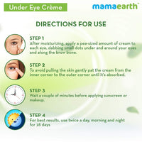 Thumbnail for Mamaearth Under Eye Cream Directions For Use