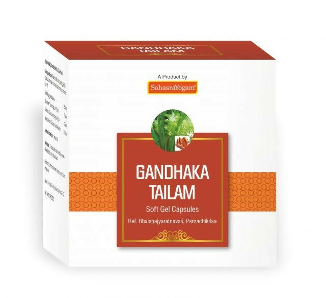 Sahasrayogam Gandhaka Tailam Capsules - Distacart