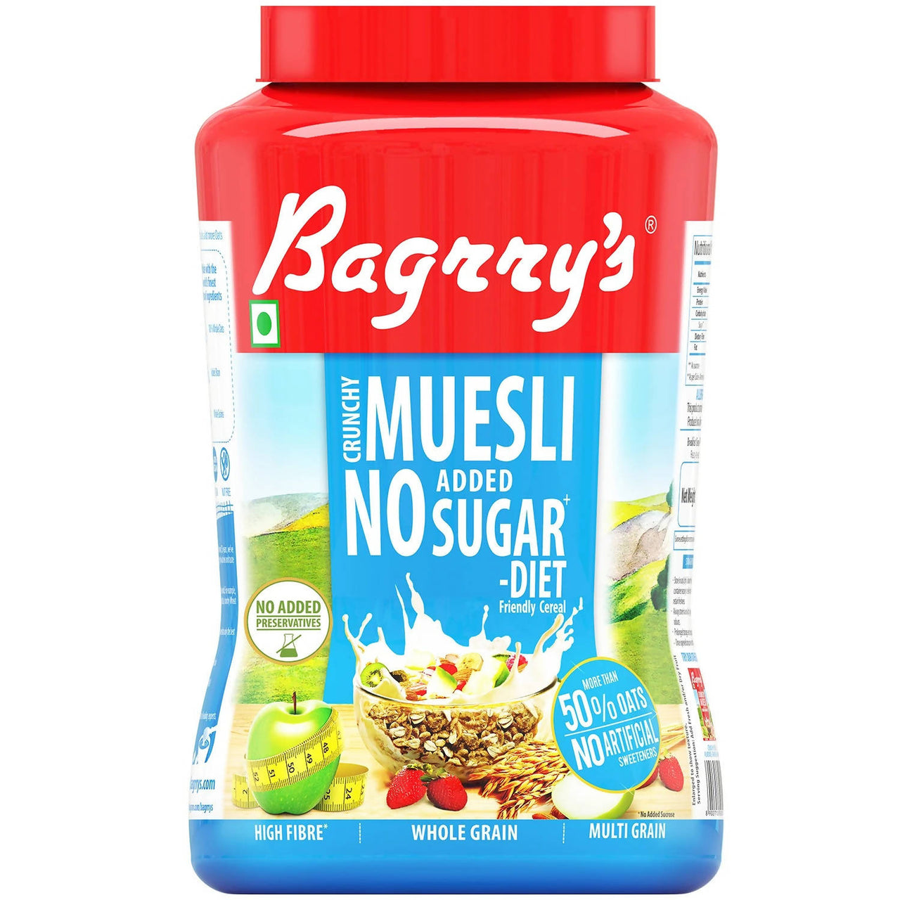Bagrry's Crunchy Muesli - Sugar Free - Distacart