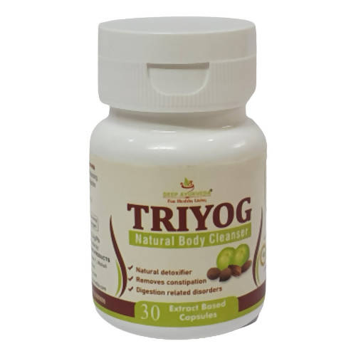 Deep Ayurveda Triyog 500mg Veg Capsules - Distacart
