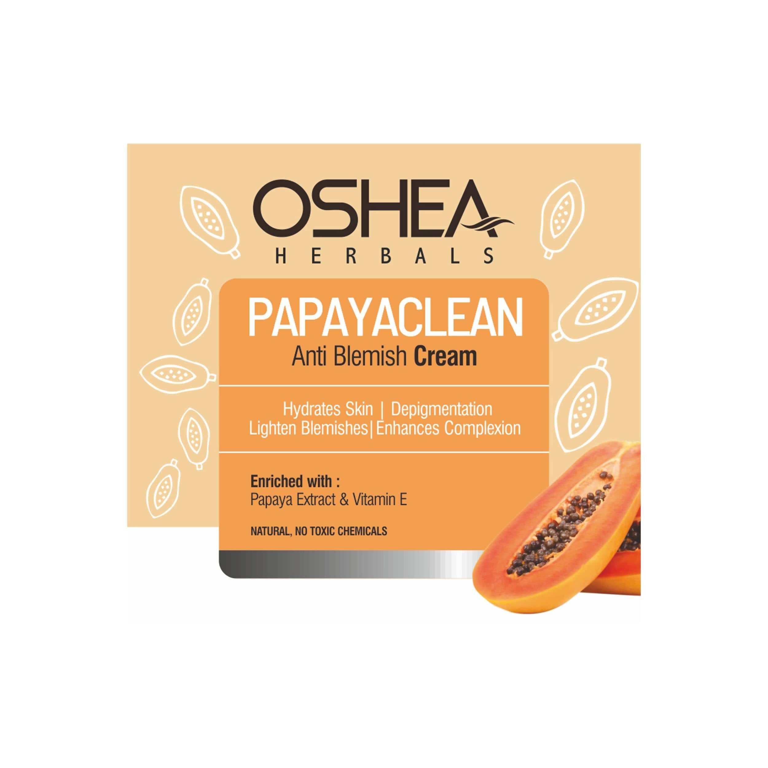 Oshea Herbals Papayaclean Anti Blemish Cream - Distacart