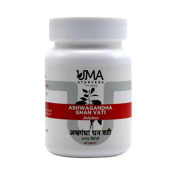 Uma Ayurveda Ashwagandha Ghan Vati Tablets - Distacart