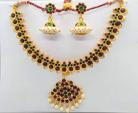 Thumbnail for Multicolor Traditional Kemp Necklace Set