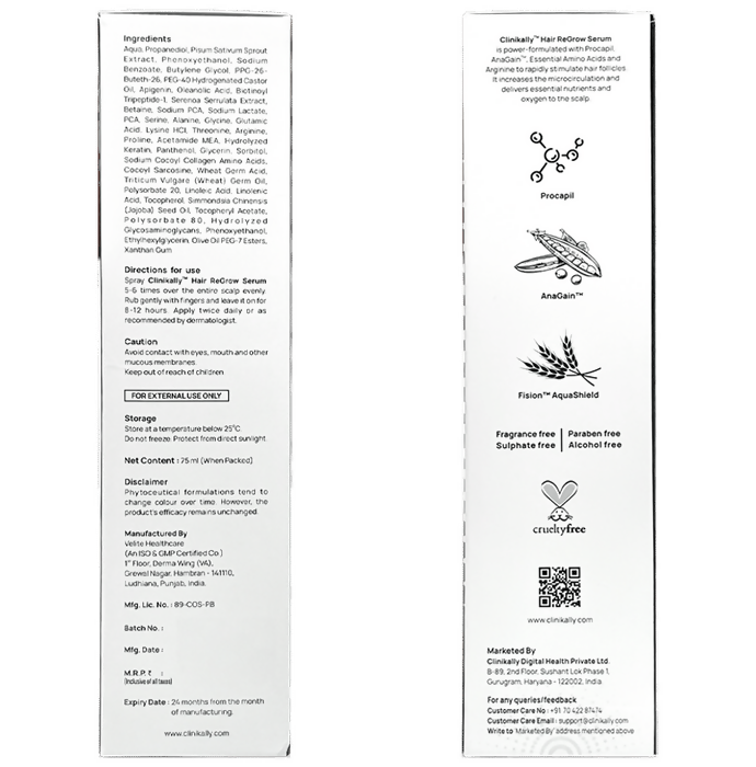 Clinikally Hair Regrow Serum - Distacart