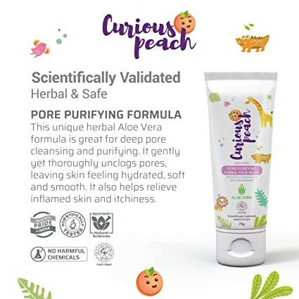 Curious Peach Pore Purifying Herbal Face Wash - Distacart