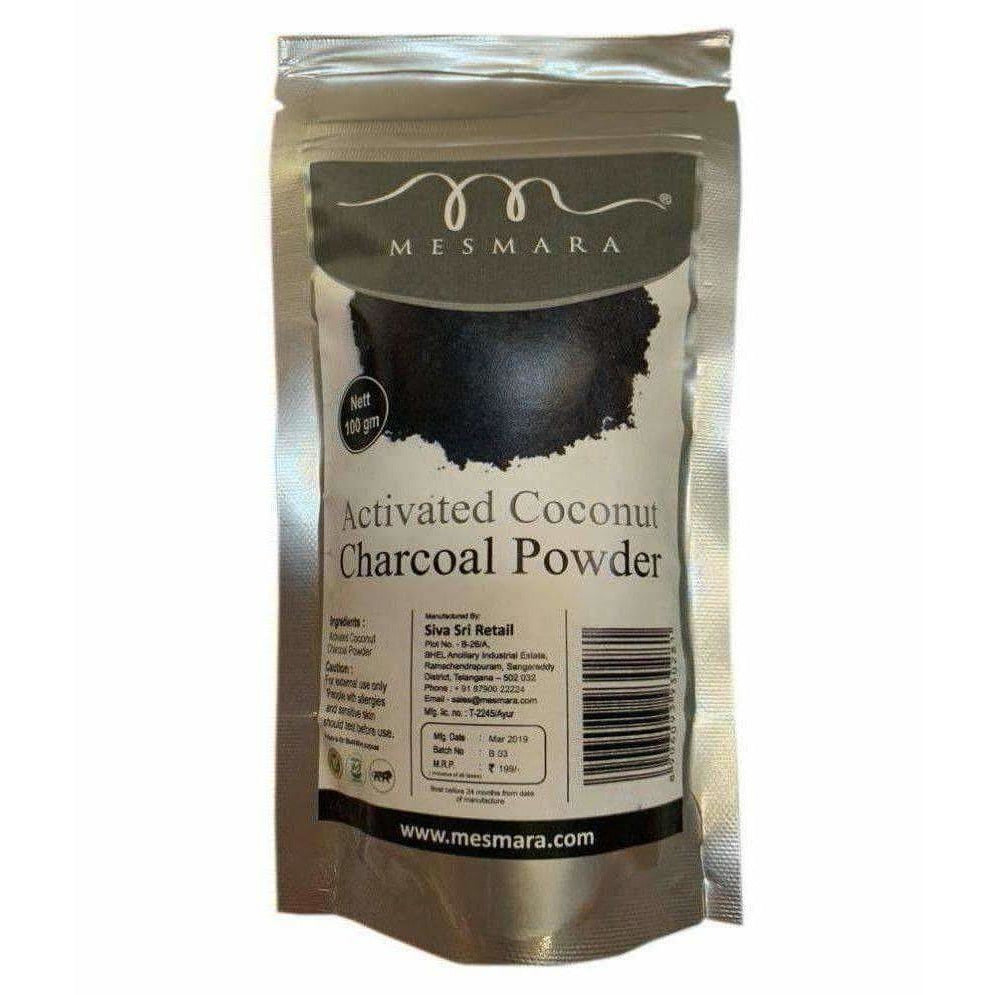 Mesmara Activated Coconut Charcoal Powder 100 gms - Distacart