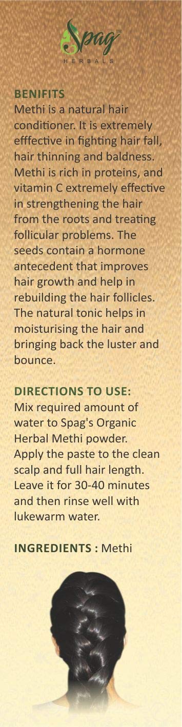 Spag Herbals Premium Methi Powder - Distacart