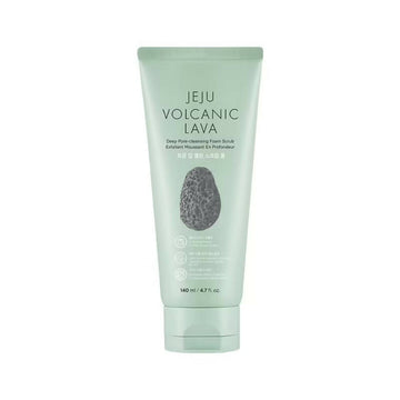 The Face Shop Jeju Volcanic Lava Scrub Foam - Distacart