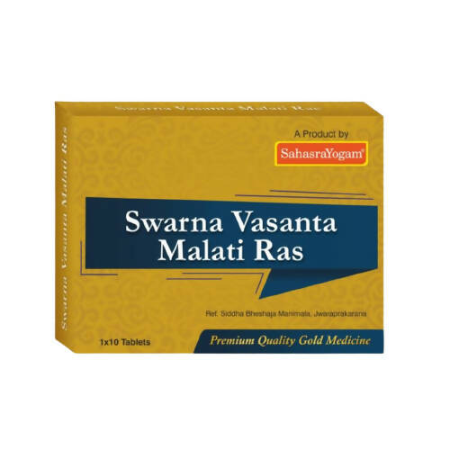 Sahasrayogam Swarna Vasanta Malati Ras Tablets - Distacart