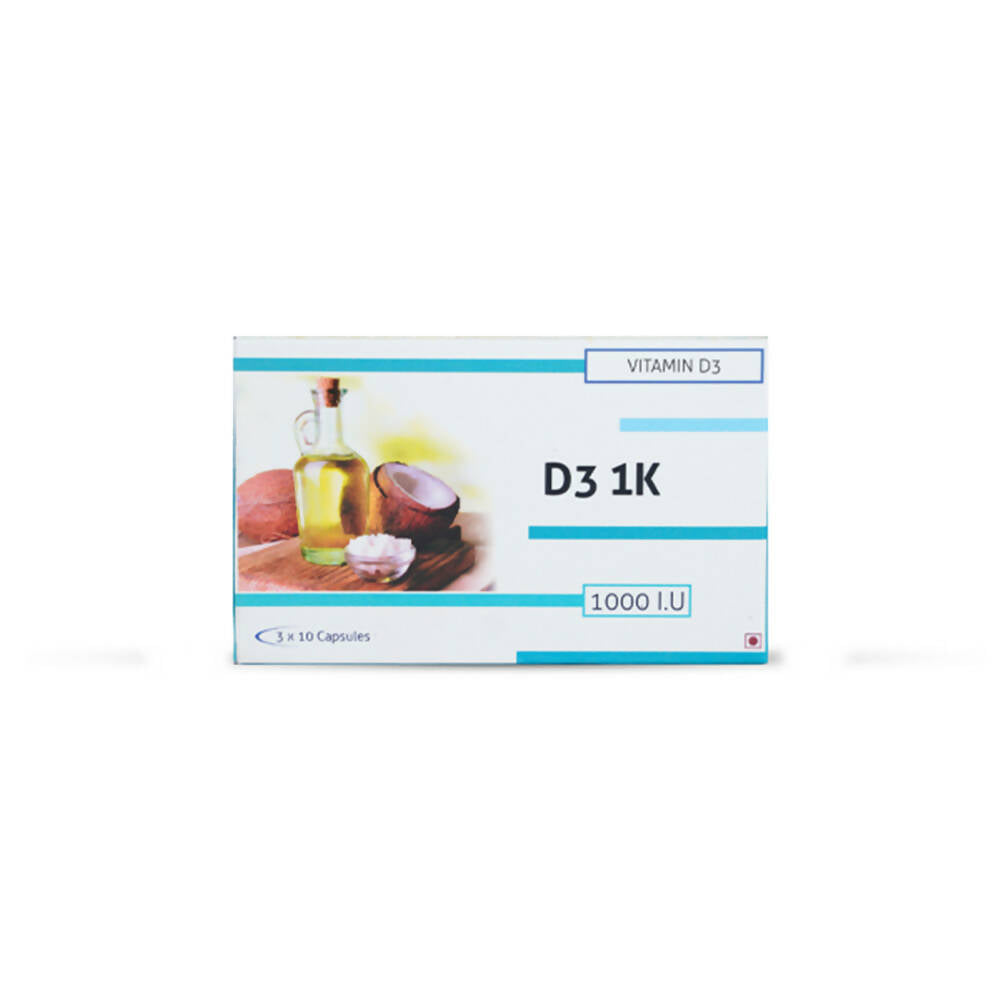 Nutra Grace D3 1k Vitamin D3 1000 I.U Capsules - Distacart