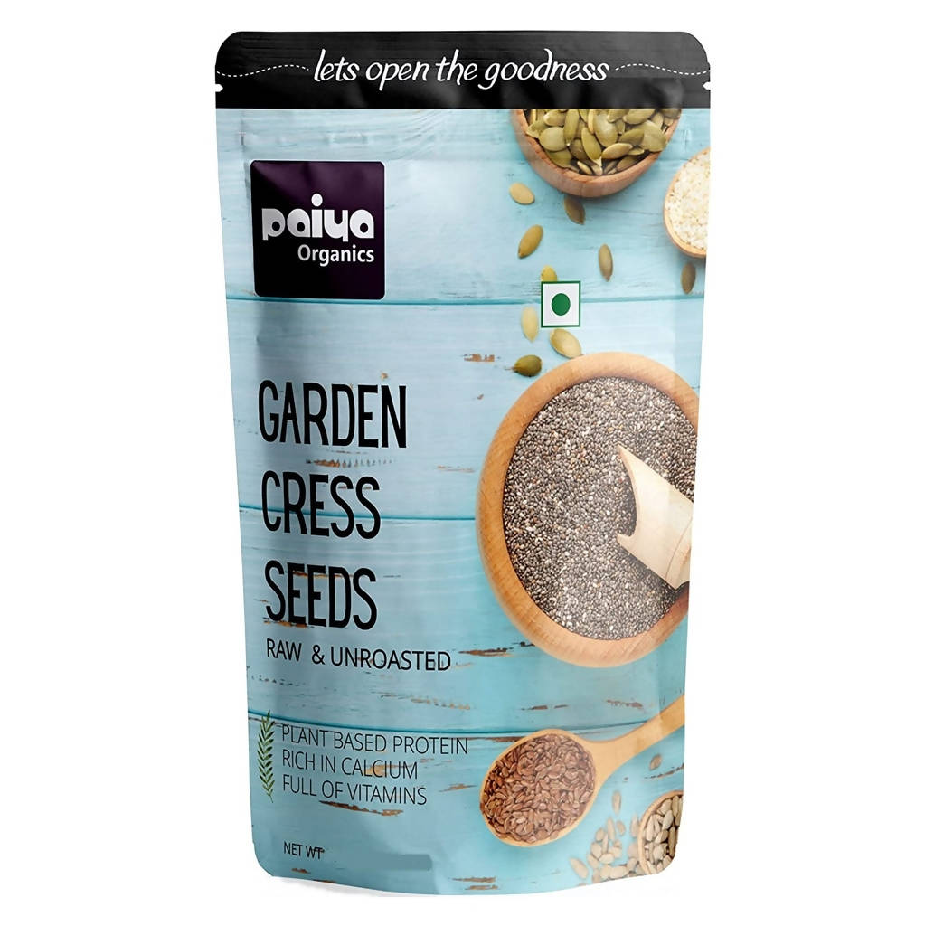 Paiya Organics Garden Cress Seeds Raw & Unroasted - Distacart