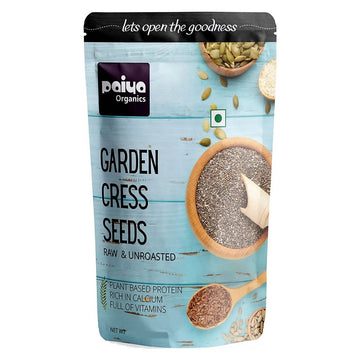 Paiya Organics Garden Cress Seeds Raw & Unroasted - Distacart