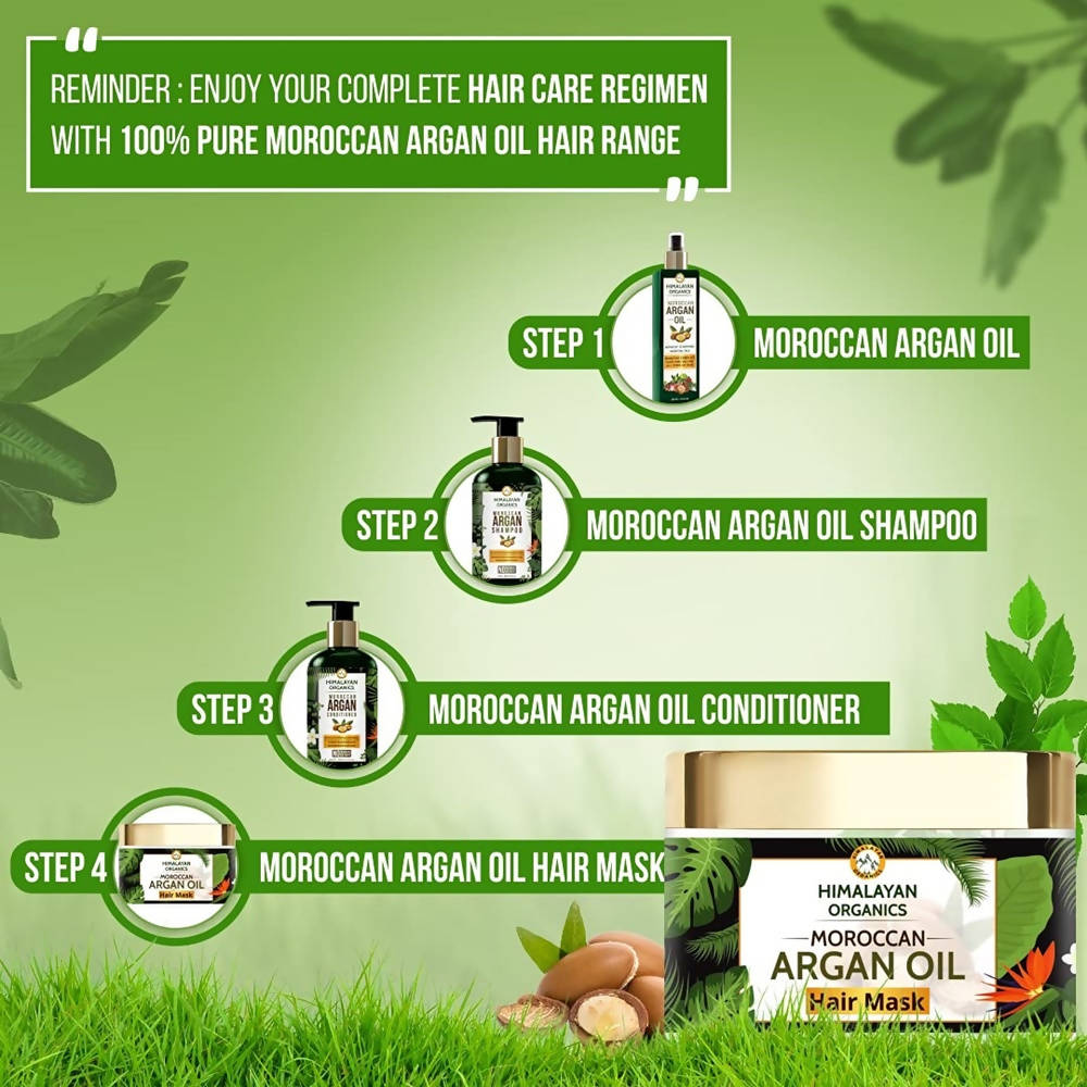 Himalayan Organics Moroccan Argan Hair Mask - Distacart