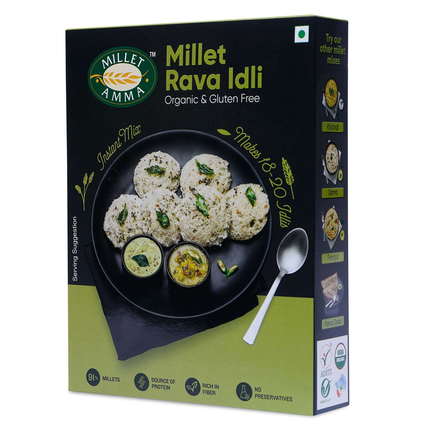 Millet Amma Millet Rava Idli Mix - Distacart