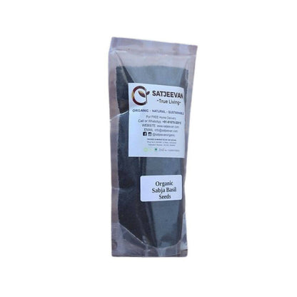 Satjeevan Organic Sabja Basil Seeds - Distacart