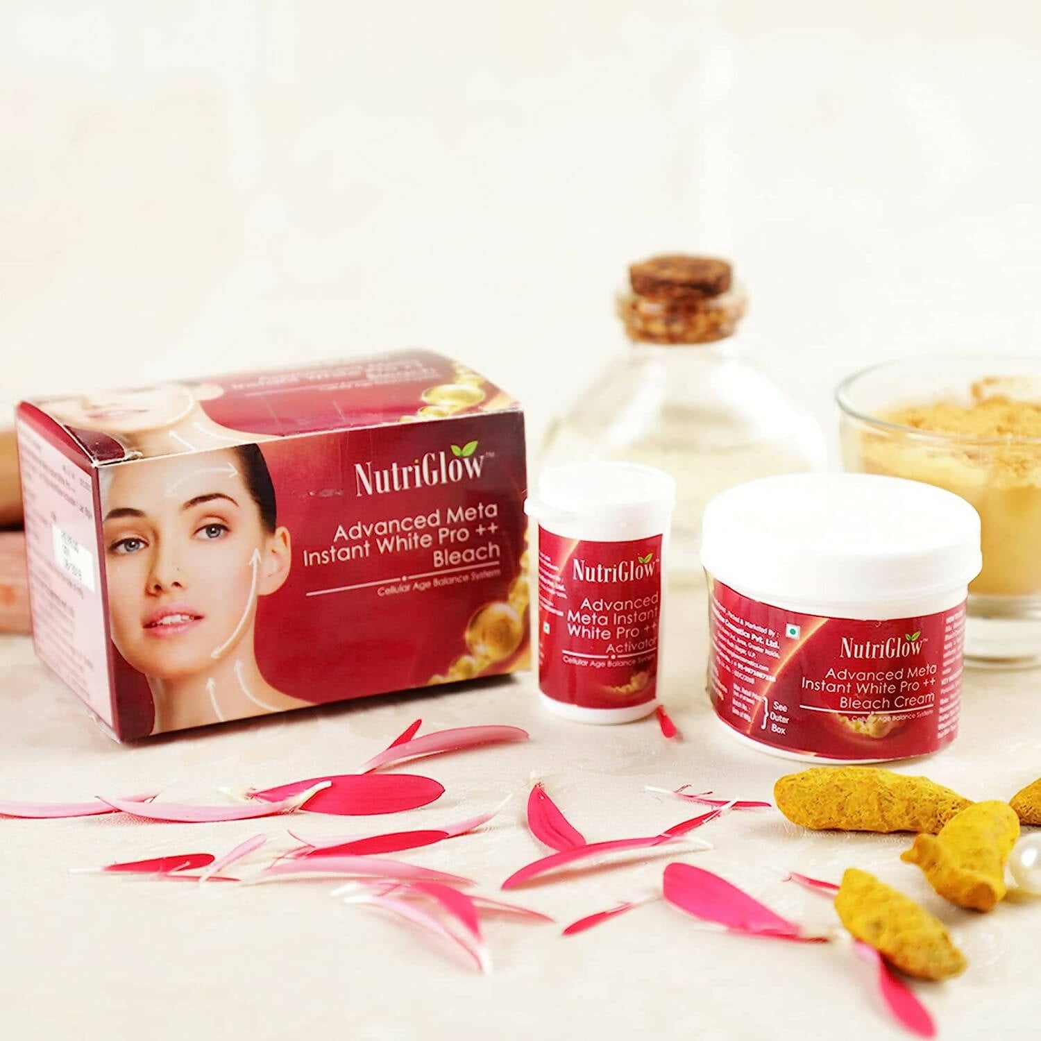 NutriGlow Advanced Meta Instant White Pro ++ Bleach - Distacart