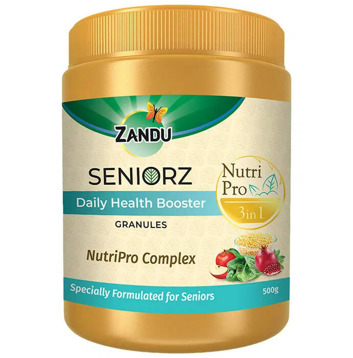 Zandu Seniorz Daily Health Booster Granules - Distacart
