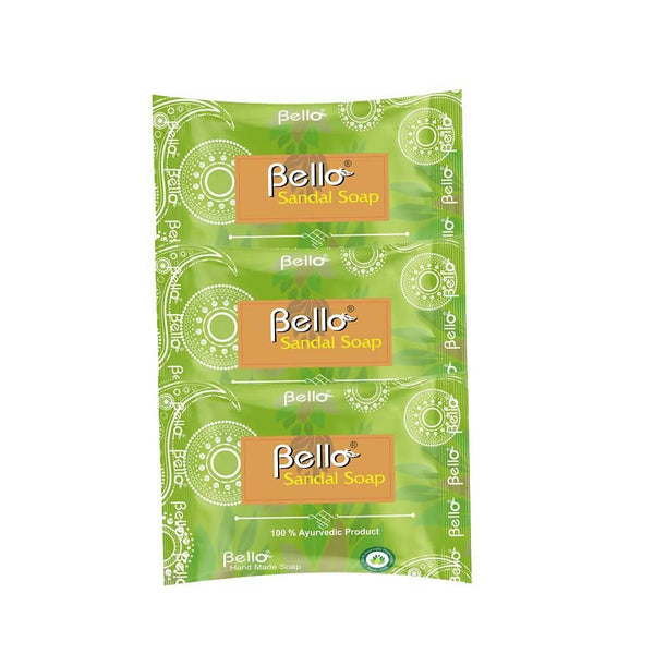 Bello Herbals Sandal Soap Handcrafted Glycerin Based Soap - Distacart